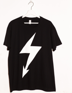 T-shirt z piorunem (męski)